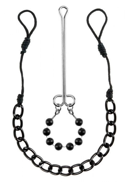 Интимные украшения с бусинами NIPPLE   CLIT JEWELRY - Pipedream - купить с доставкой в Челябинске