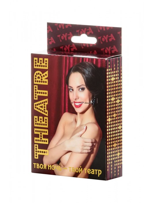 Кляп-крючок на чёрном кожаном ремешке - ToyFa - купить с доставкой в Челябинске