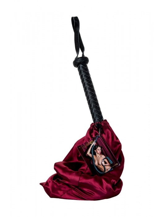 Длинный кожаный кнут с хлопушками на конце - ToyFa - купить с доставкой в Челябинске