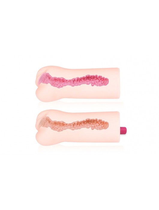 Телесный вибромастурбатор-вагина Sandara Auto - KOKOS - в Челябинске купить с доставкой