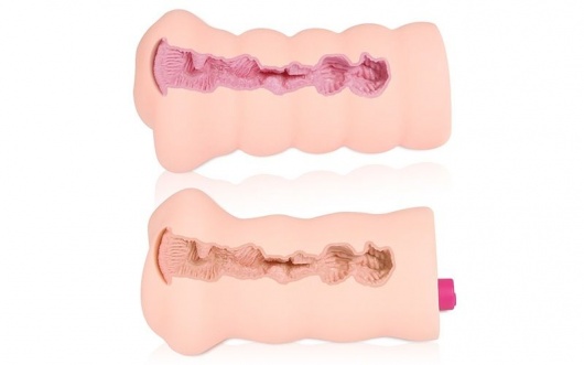 Телесный вибромастурбатор-вагина Gloria Auto - KOKOS - в Челябинске купить с доставкой