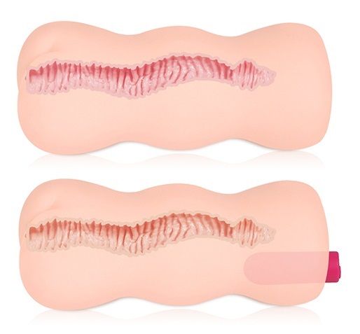 Телесный вибромастурбатор-анус TONGGGO 2 Auto - KOKOS - в Челябинске купить с доставкой