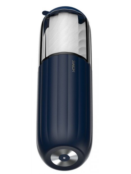 Черно-белый интерактивный мастурбатор Alex Neo 2 - Svakom - в Челябинске купить с доставкой