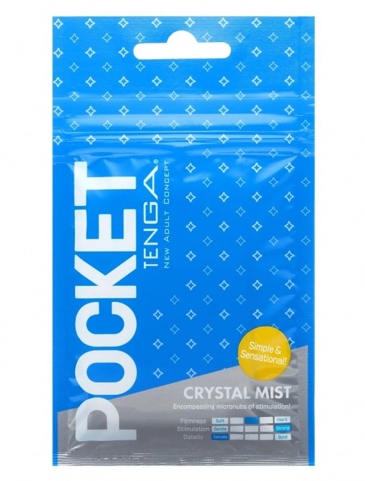Карманный мастурбатор Crystal Mist - Tenga - в Челябинске купить с доставкой