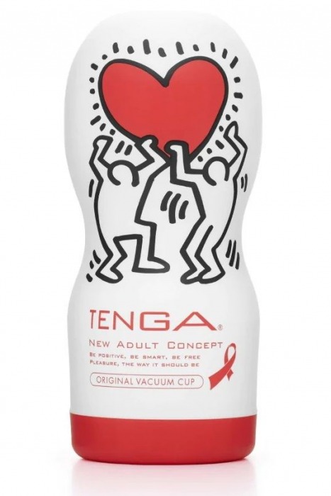 Мастурбатор Keith Haring Cup Deep Throat - Tenga - в Челябинске купить с доставкой