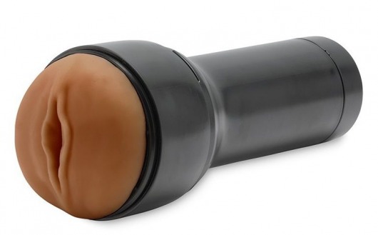Коричневый мастурбатор-вагина Feel Stroker - Kiiroo - в Челябинске купить с доставкой