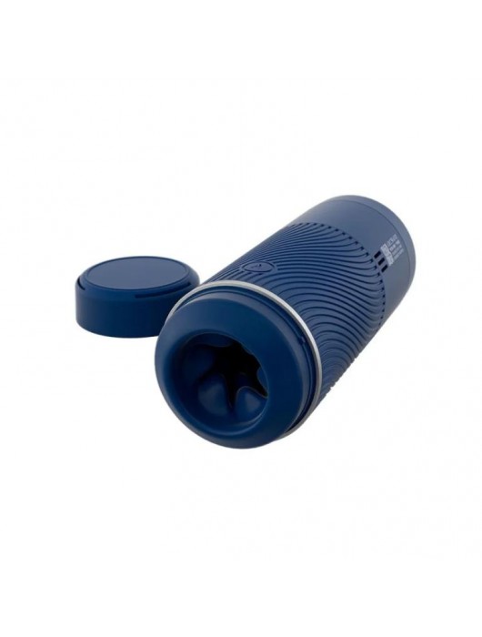 Синий мастурбатор с контролем всасывания Arcwave Pow Stroker - Arcwave - в Челябинске купить с доставкой