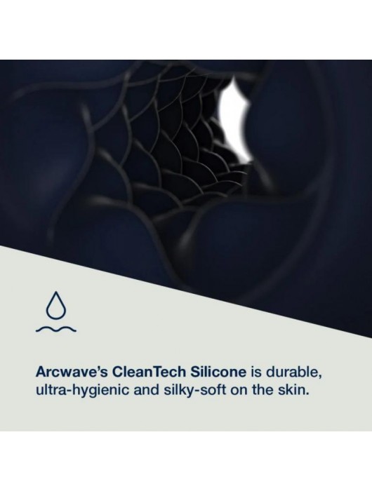 Синий мастурбатор с контролем всасывания Arcwave Pow Stroker - Arcwave - в Челябинске купить с доставкой