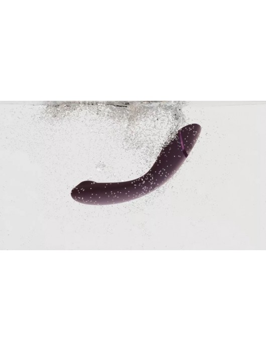 Сливовый стимулятор G-точки Womanizer OG c технологией Pleasure Air и вибрацией - 17,7 см. - Womanizer