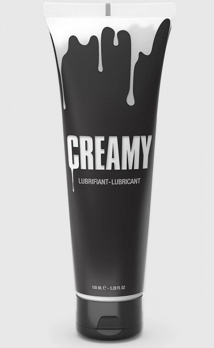 Смазка на водной основе Creamy с консистенцией спермы - 150 мл. - Strap-on-me - купить с доставкой в Челябинске