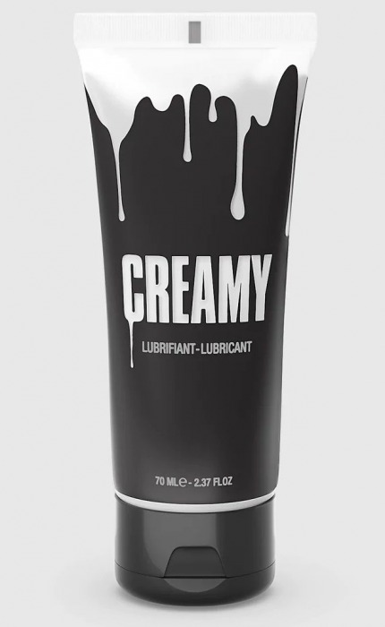 Смазка на водной основе Creamy с консистенцией спермы - 70 мл. - Strap-on-me - купить с доставкой в Челябинске