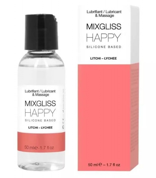 Смазка на силиконовой основе Mixgliss Happy - 50 мл. - Mixgliss - купить с доставкой в Челябинске