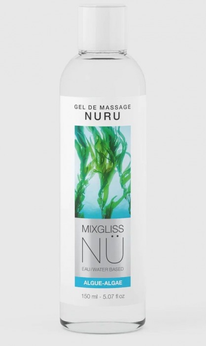 Массажный гель на водной основе Mixgliss NU Algae - 150 мл. - Mixgliss - купить с доставкой в Челябинске