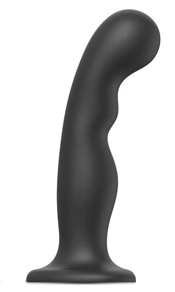 Черная насадка Strap-On-Me Dildo Plug P G size XXL - Strap-on-me - купить с доставкой в Челябинске