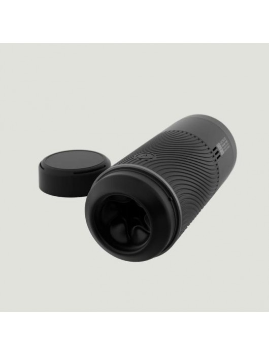 Черный мастурбатор с контролем всасывания Arcwave Pow Stroker - Arcwave - в Челябинске купить с доставкой