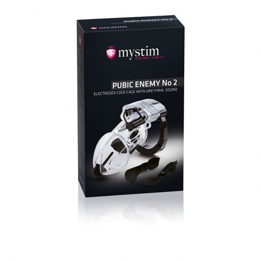 Пояс верности Pubic Enemy №2 с электростимуляцией уретры - MyStim - купить с доставкой в Челябинске