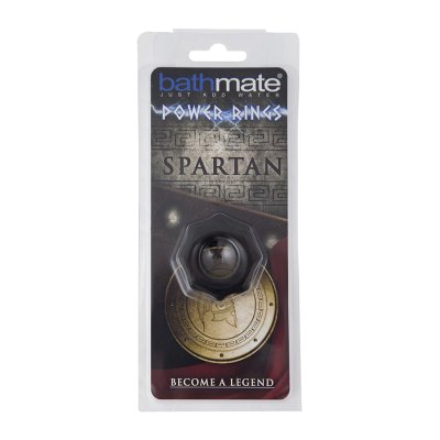 Чёрное эрекционное кольцо Spartan - Bathmate - в Челябинске купить с доставкой