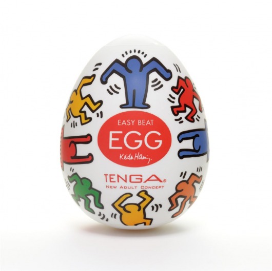 Мастурбатор-яйцо Keith Haring EGG DANCE - Tenga - в Челябинске купить с доставкой