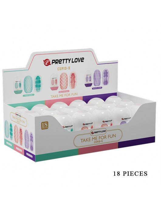 Набор из 18 мастурбаторов Take me for Fun - Baile - в Челябинске купить с доставкой