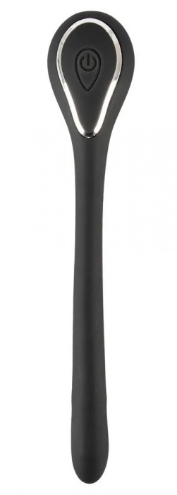 Черный гибкий уретральный стимулятор с вибрацией Vibrating Bendable Dilator - 13,5 см. - Orion - купить с доставкой в Челябинске