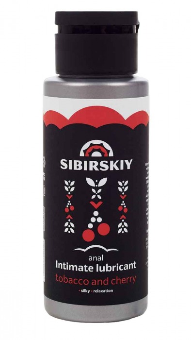 Анальный лубрикант на водной основе SIBIRSKIY с ароматом вишни и табака - 100 мл. - Sibirskiy - купить с доставкой в Челябинске