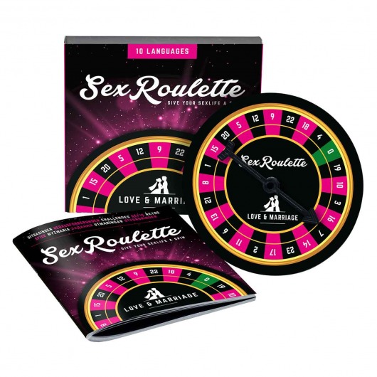Настольная игра-рулетка Sex Roulette Love   Marriage - Tease&Please - купить с доставкой в Челябинске