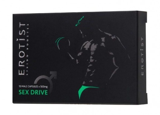 Капсулы для мужчин для повышения либидо Erotist SEX DRIVE - 10 капсул (500 мг.) - Erotist Libido Booster - купить с доставкой в Челябинске