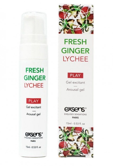 Возбуждающий гель Fresh Ginger Lychee Arousal Gel - 15 мл. - Exsens - купить с доставкой в Челябинске