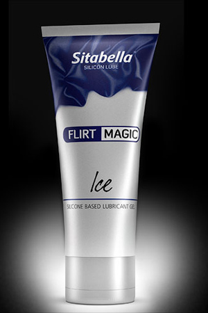Силиконовая гель-смазка FLIRT MAGIC Ice с лёгким пролонгирующим эффектом - 75 мл. - Sitabella - купить с доставкой в Челябинске
