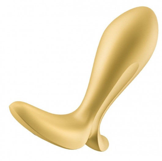 Золотистый анальный вибростимулятор Intensity Plug - Satisfyer - в Челябинске купить с доставкой