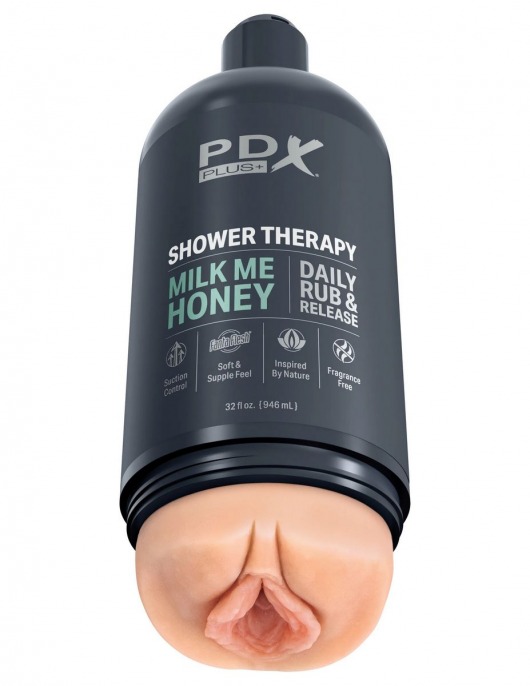 Телесный мастурбатор-вагина Shower Therapy Milk Me Honey - Pipedream - в Челябинске купить с доставкой