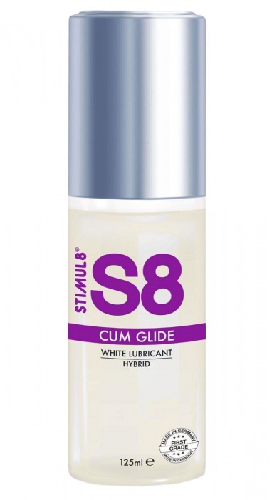 Гибридный лубрикант S8 Hybrid Cum Glide с консистенцией спермы - 125 мл. - Stimul8 - купить с доставкой в Челябинске