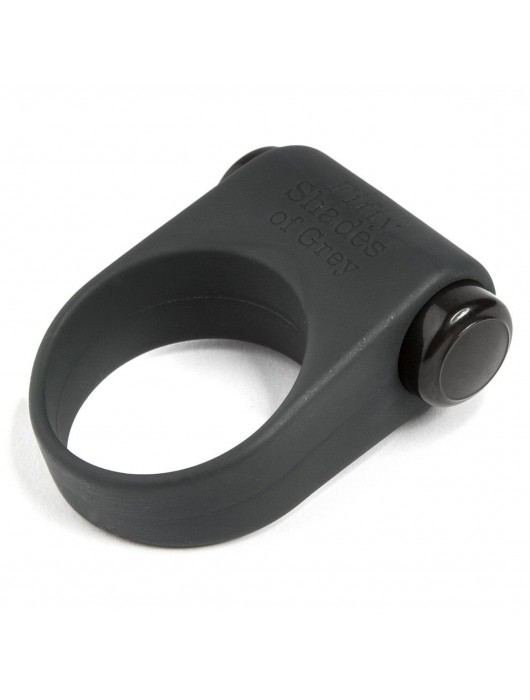 Серое эрекционное кольцо с вибрацией Feel It, Baby! - Fifty Shades of Grey - в Челябинске купить с доставкой