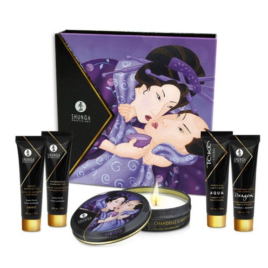 Подарочный набор Geishas secret из 5 предметов - Shunga - купить с доставкой в Челябинске