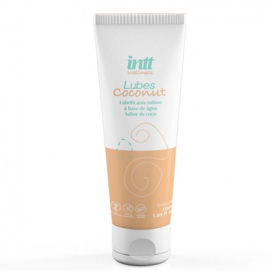 Лубрикант на водной основе Lubes Coconut с ароматом кокоса - 50 гр. - INTT - купить с доставкой в Челябинске