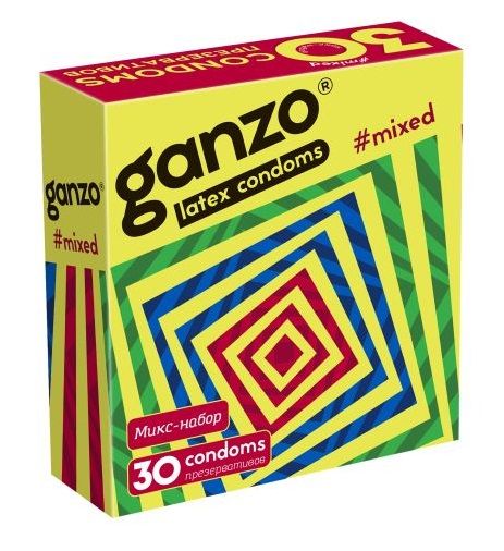 Микс-набор из 30 презервативов Ganzo Mixed - Ganzo - купить с доставкой в Челябинске