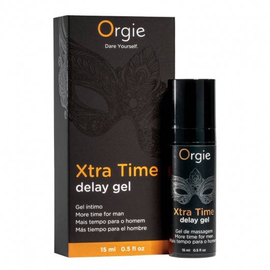 Продлевающий гель Orgie Xtra Time Delay Gel - 15 мл. - ORGIE - купить с доставкой в Челябинске