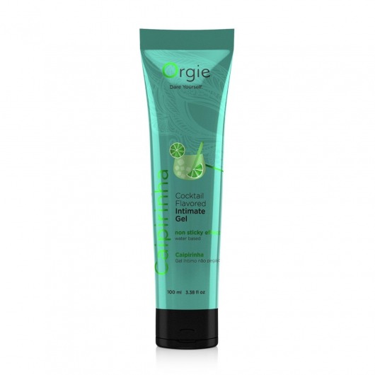 Съедобный интимный гель Orgie Lube Tube Cocktail Caipirinha - 100 мл. - ORGIE - купить с доставкой в Челябинске