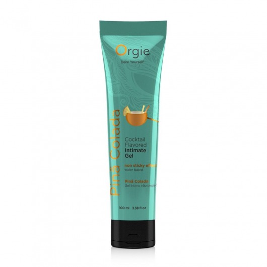 Съедобный интимный гель Orgie Lube Tube Cocktail Pina Colada - 100 мл. - ORGIE - купить с доставкой в Челябинске