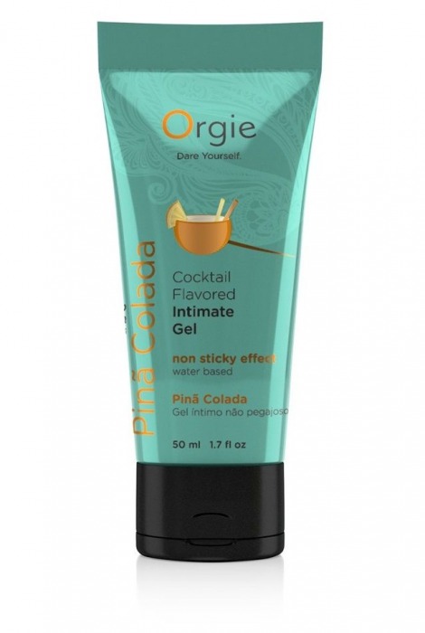 Съедобный интимный гель Orgie Lube Tube Cocktail Pina Colada - 50 мл. - ORGIE - купить с доставкой в Челябинске