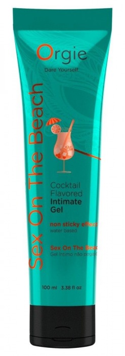 Съедобный интимный гель Orgie Lube Tube Cocktail Sex On The Beach - 100 мл. - ORGIE - купить с доставкой в Челябинске