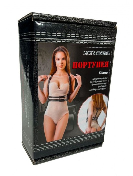Изящная портупея из натуральной кожи Diane - БДСМ Арсенал - купить с доставкой в Челябинске