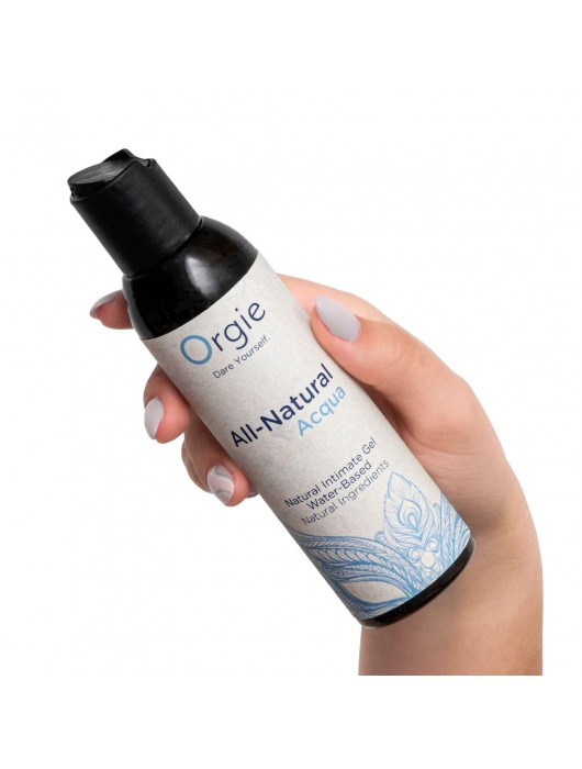 Интимный гель на водной основе Orgie All-Natural Acqua - 150 мл. - ORGIE - купить с доставкой в Челябинске
