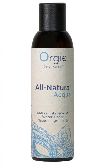 Интимный гель на водной основе Orgie All-Natural Acqua - 150 мл. - ORGIE - купить с доставкой в Челябинске