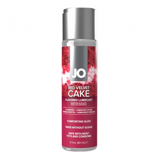Лубрикант на водной основе JO H2O Red Velvet Cake Flavored Lubricant - 60 мл. - System JO - купить с доставкой в Челябинске