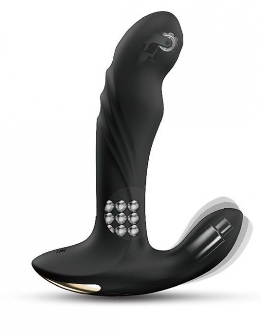 Черный вибромассажер простаты Multi P-Joy с 3 моторами - Dorcel - в Челябинске купить с доставкой