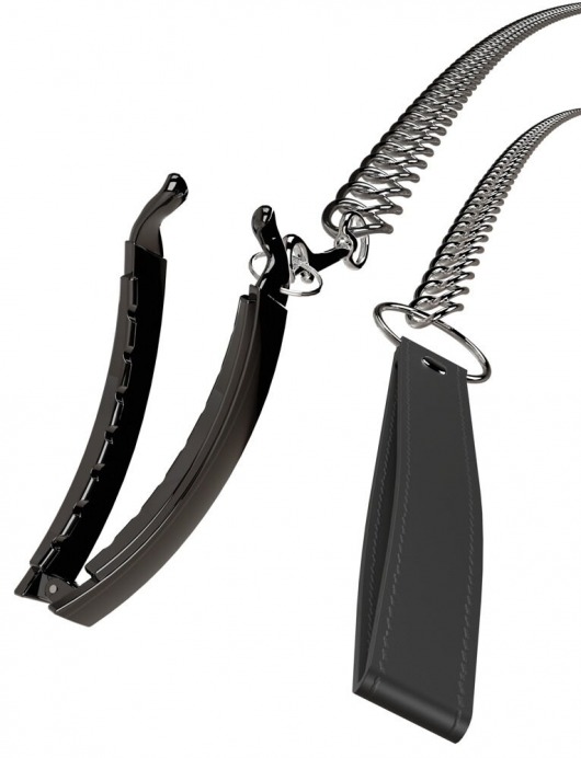 Зажим для половых губ с поводком Pussy Clamp With A Leash - Orion - купить с доставкой в Челябинске