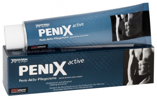 Возбуждающий крем для мужчин PeniX active - 75 мл. - Joy Division - купить с доставкой в Челябинске