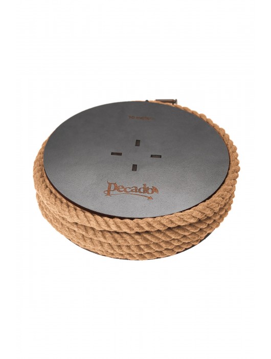 Джутовая веревка для шибари на катушке - 10 м. - Pecado - купить с доставкой в Челябинске