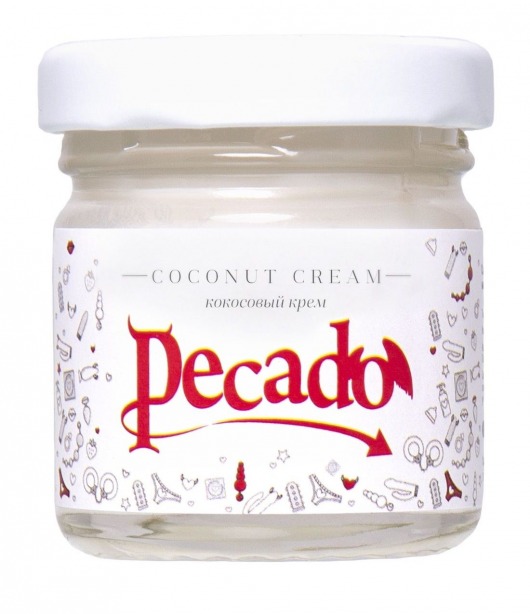 Массажная свеча Сoconut Cream - 35 мл. - Pecado - купить с доставкой в Челябинске